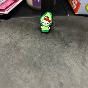 3/$8 Avocado Hello Kitty Croc Charm